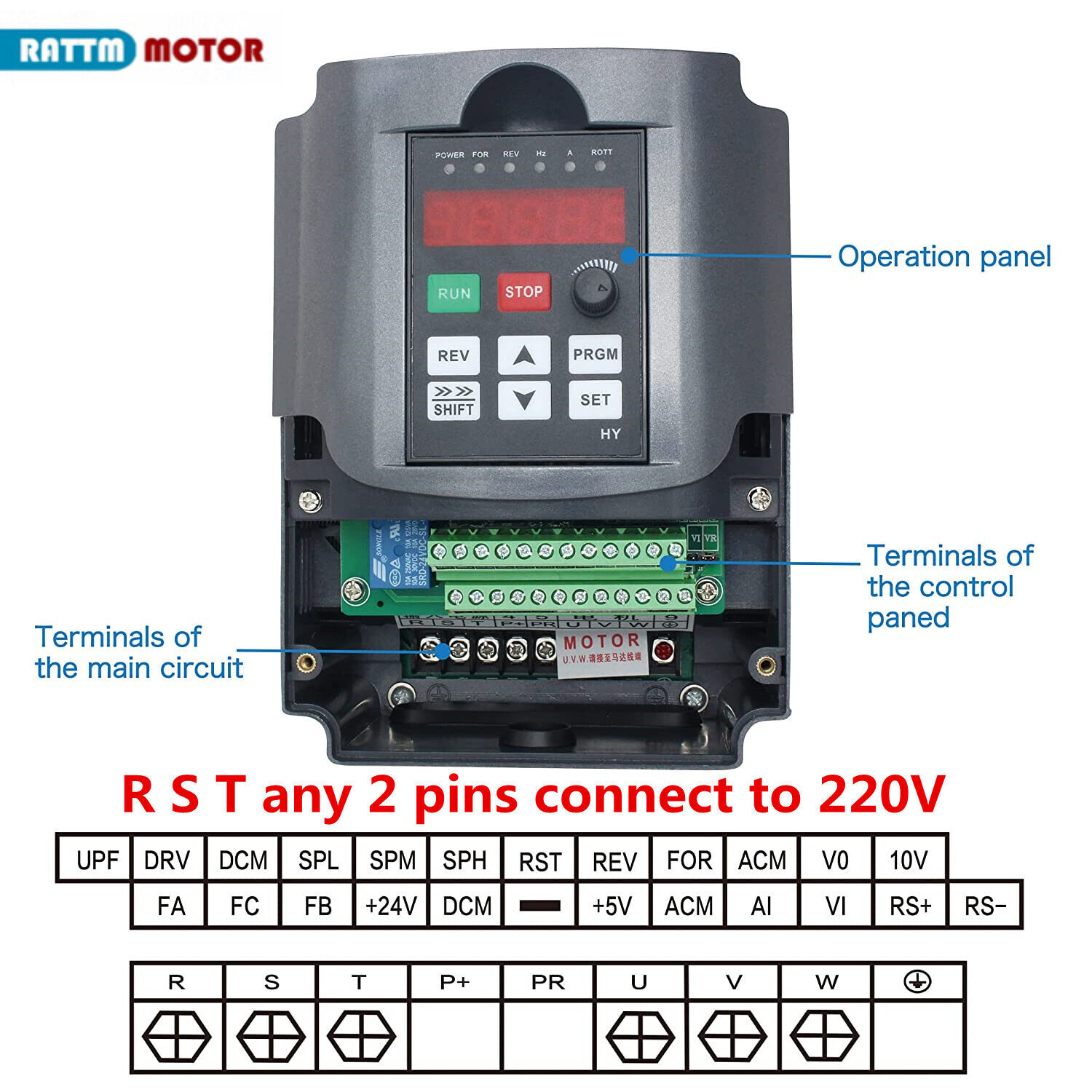 ชุดมอเตอร์แกนหมุนน้ำเย็น, 2.2K - 2.2Kw Water Cooled Spindle Kit Vfd บทวิจารณ์และราคา